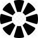 Segmento Percentual Grafico Porcentagem Icon