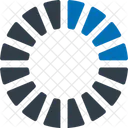 Segmento Percentual Grafico Porcentagem Icon
