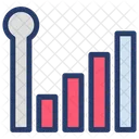 Statistiche Infografica Rappresentazione Grafica Icon