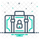 Segredos Comerciais Maleta Negocios Ícone