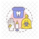 Segregación de residuos biomédicos  Icono