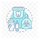 Segregación de residuos biomédicos  Icono
