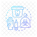Segregación de residuos biomédicos  Icono
