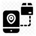 Seguimiento Telefono Inteligente Seguimiento En Linea Icono