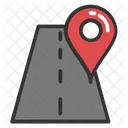 Carretera Seguimiento Pin Icono