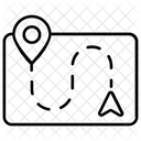 Seguimiento De Dispositivos Ubicacion Del Dispositivo Navegacion Movil Icono