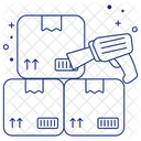 Seguimiento De Paquetes Seguimiento De Codigos De Barras Escaneo De Paquetes Icono