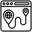 Seguimiento De Ruta Ubicacion En Linea Direccion Icono