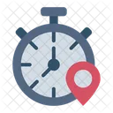 Seguimiento Del Tiempo Cronometro Monitor Icon