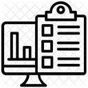 Seguimiento De Negocios Negocios En Linea Evaluacion En Linea Icono