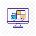 Camion Pista Equipo Icono
