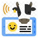 Seguimiento Del Ganado Ganaderia Iot Salud Del Ganado Comportamiento Animal Estres Por Calor Icono
