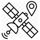Seguimiento Satelital Monitoreo De Flotas Satelite Radar Icono