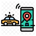 Seguimiento de taxis  Icono