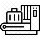 Seguranca Bagagem Aeroporto Ícone