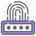 Segurança biométrica  Ícone