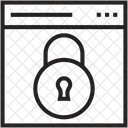 Web Seguranca Bloqueado Ícone
