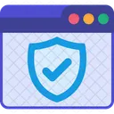 Seguranca Web Navegador Confirmar Icon