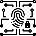 Segurança de dados biométricos  Ícone