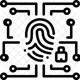 Segurança de dados biométricos  Ícone