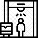 Segurança do aeroporto  Ícone