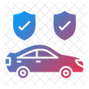 Protecao De Carro Carro Seguro Ícone