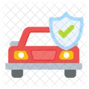 Protecao De Carro Carro Seguro Ícone