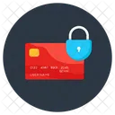 Seguranca Do Cartao ATM Cartao Bloqueado Seguranca De Credito Ícone