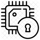 Processador Seguranca Chip Ícone