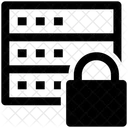 Seguranca Do Servidor Banco De Dados Seguro Protecao De Dados Ícone