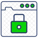 Site Seguranca Bloqueio Ícone
