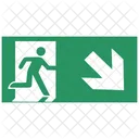 Seguranca Flecha Saida Icon