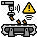 Gerenciamento De Alertas Industrial Seguranca Incidente Alerta Maquina Aviso Industrial Iot Mm Ícone