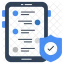 Segurança para celulares  Ícone