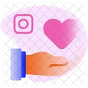 Segurando amor  Ícone