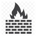 Seguridad Firewall Datos Icon