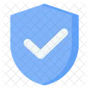 Seguridad Verificada Defensa Icono