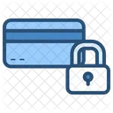 Azul Seguridad Tarjeta De Credito Icon