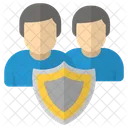 Seguridad Escudo Humano Icon