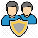 Seguridad Escudo Humano Icon