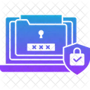 Delitos Ciberneticos Seguridad Cibernetica Seguridad De Archivos Icono