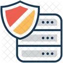 Base De Datos Seguridad Escudo Icono