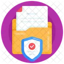 Proteccion De Carpetas Seguridad De Carpetas Seguridad De Carpetas Verificadas Icono