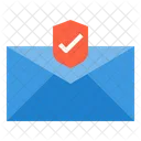 Seguridad del correo electrónico  Icono