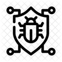 Seguridad De Datos Malware Virus Icono
