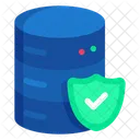 Seguridad De Datos Servidor Base De Datos Icono
