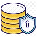 Seguridad Daa Proteccion De Datos Base De Datos Segura Icono