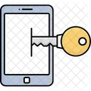 Seguridad De Datos Acceso Movil Autorizacion Movil Icono