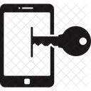 Seguridad De Datos Acceso Movil Autorizacion Movil Icono