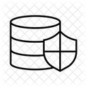 Seguridad De Datos Proteccion De Datos Ciberseguridad Icono